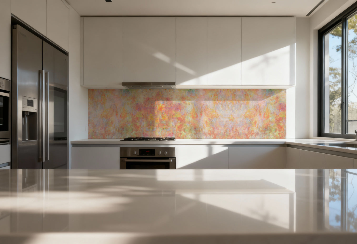 Küchenrückwand Betonoptik