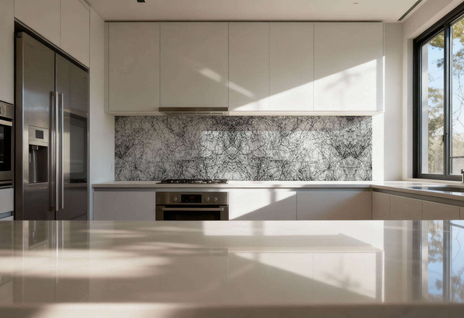 Küchenrückwand Betonoptik