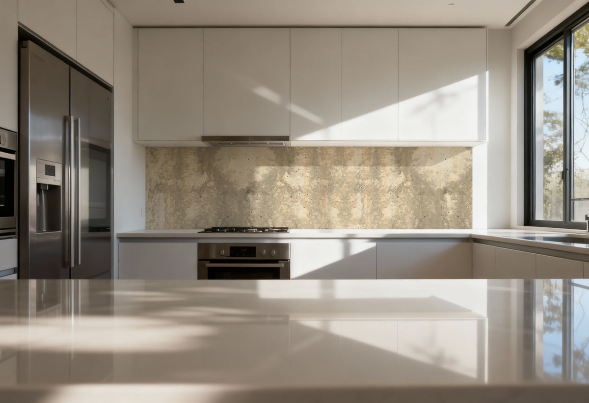 Küchenrückwand Betonoptik