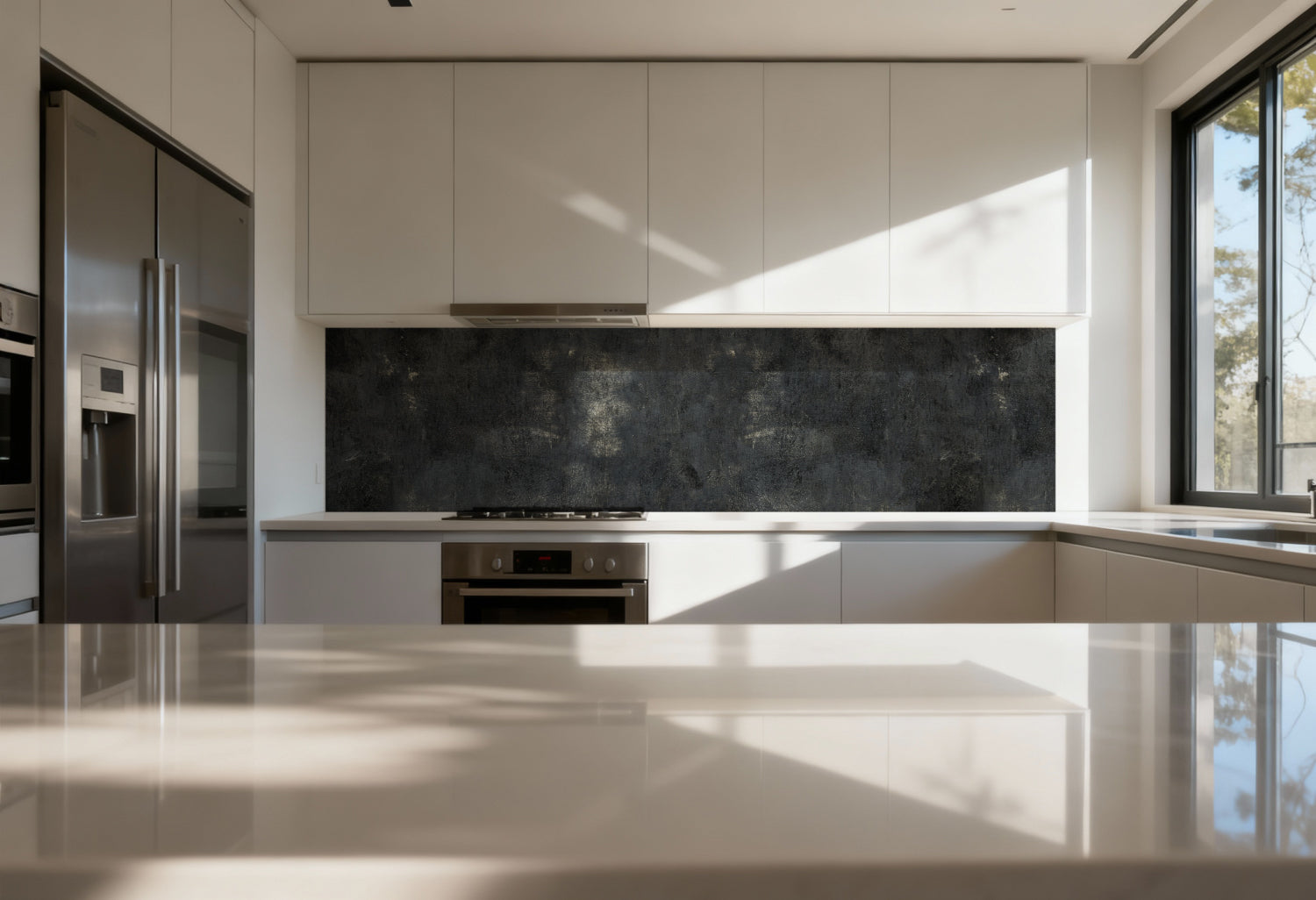 Küchenrückwand Betonoptik