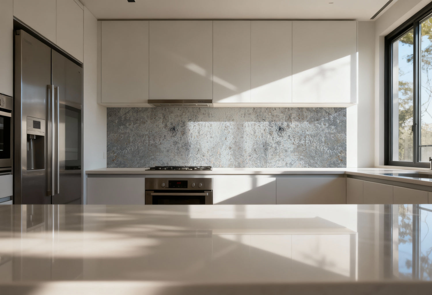 Küchenrückwand Betonoptik