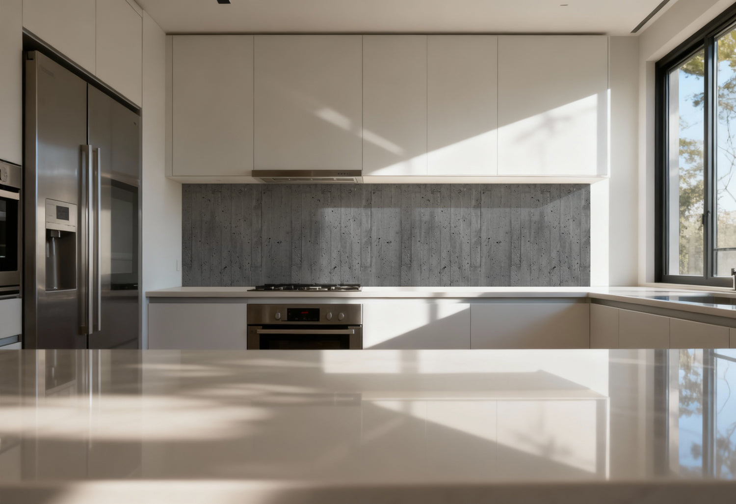 Küchenrückwand Betonoptik