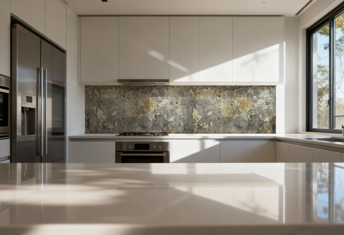 Küchenrückwand Betonoptik