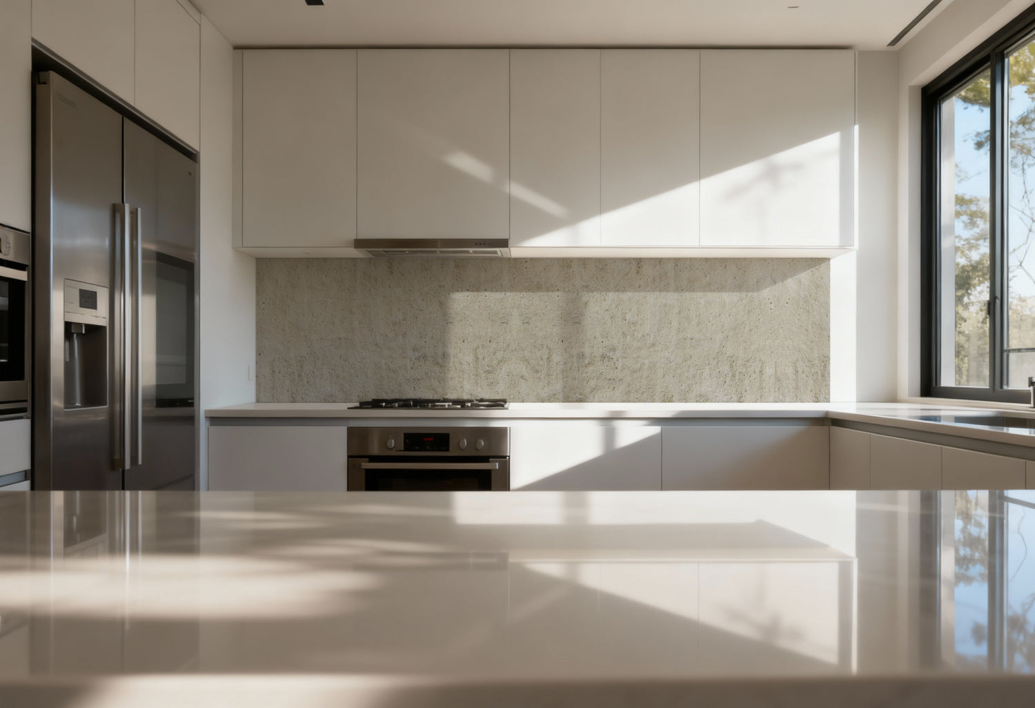 Küchenrückwand Betonoptik