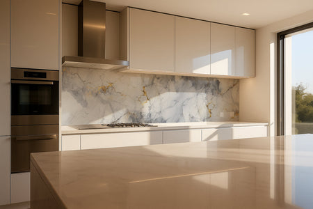 Küchenrückwand Marmoroptik