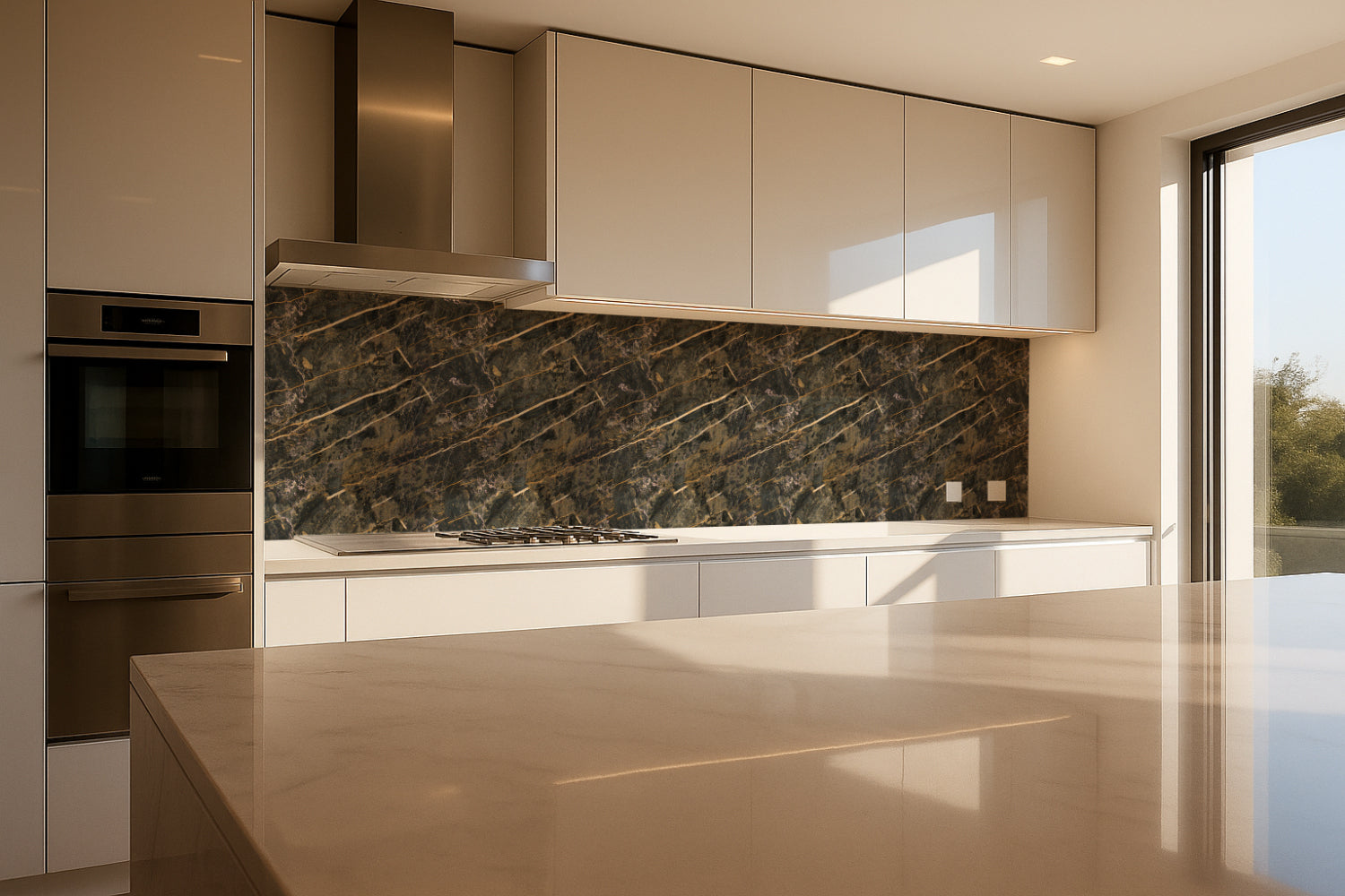 Küchenrückwand Marmoroptik