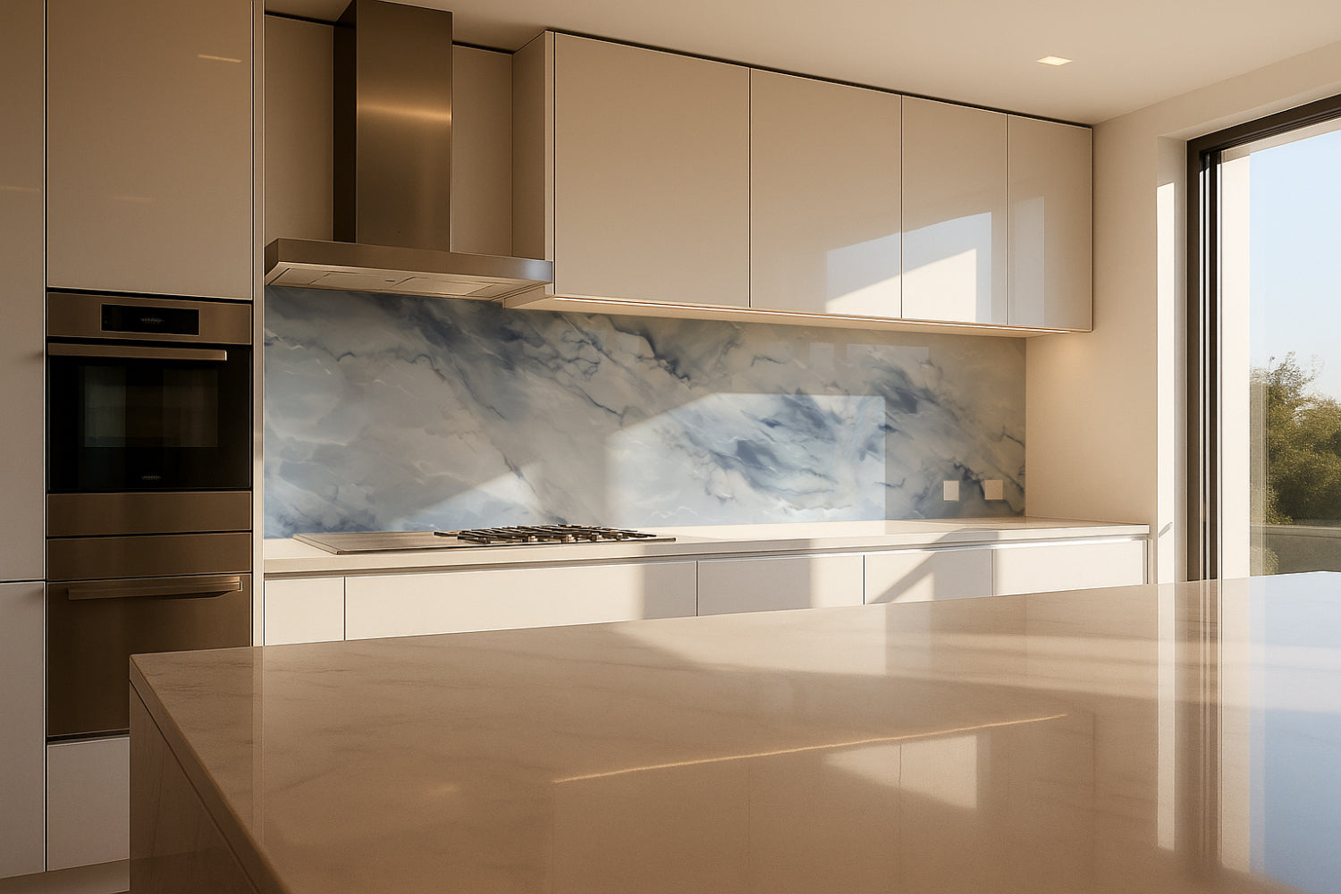 Küchenrückwand Marmoroptik