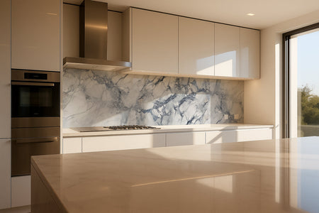 Küchenrückwand Marmoroptik