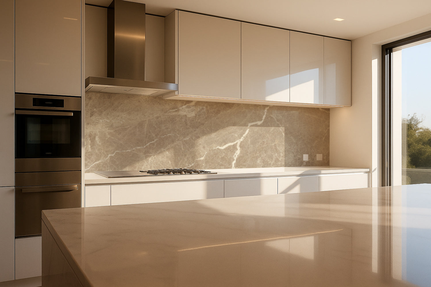 Küchenrückwand Marmoroptik