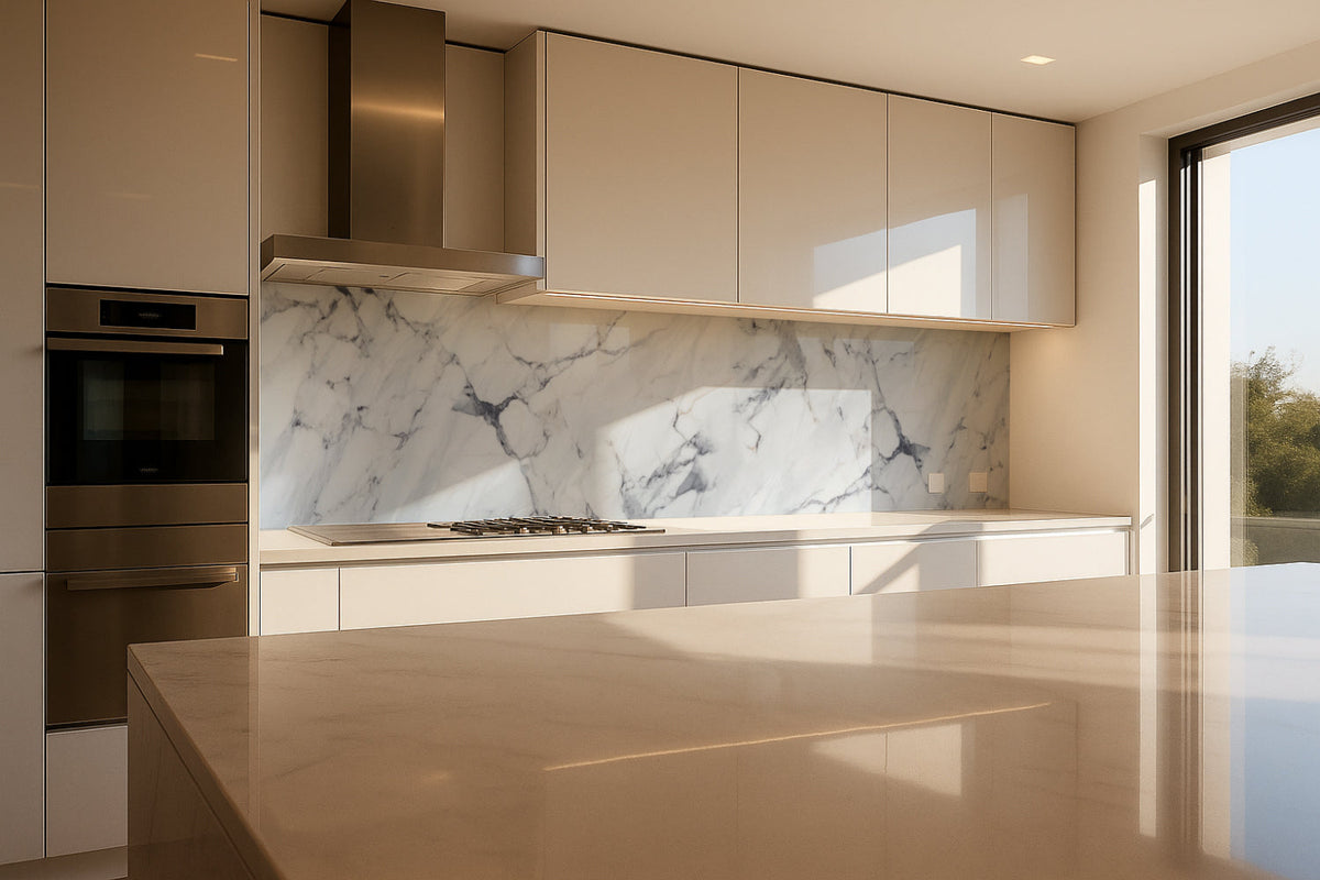 Küchenrückwand Marmoroptik