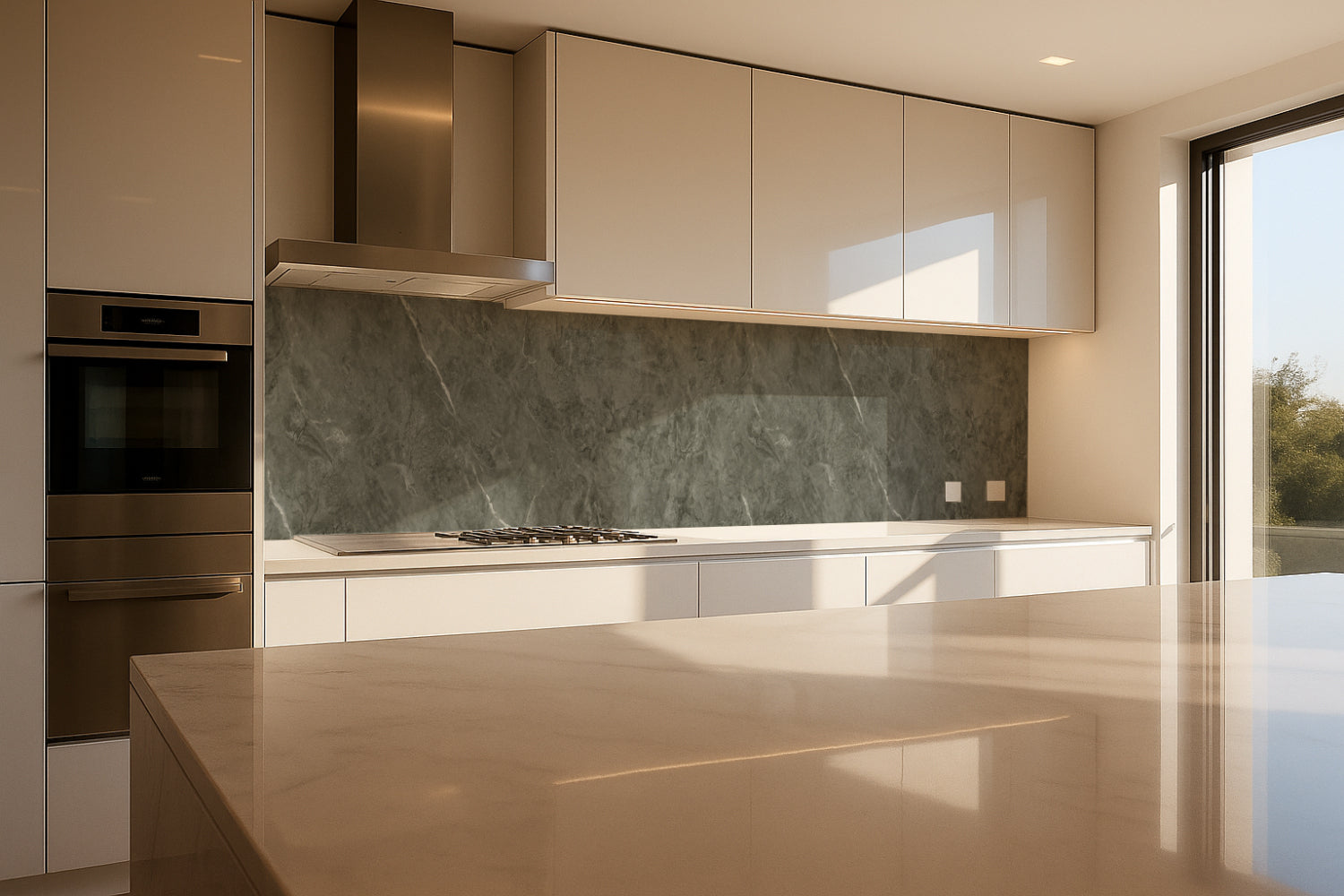 Küchenrückwand Marmoroptik