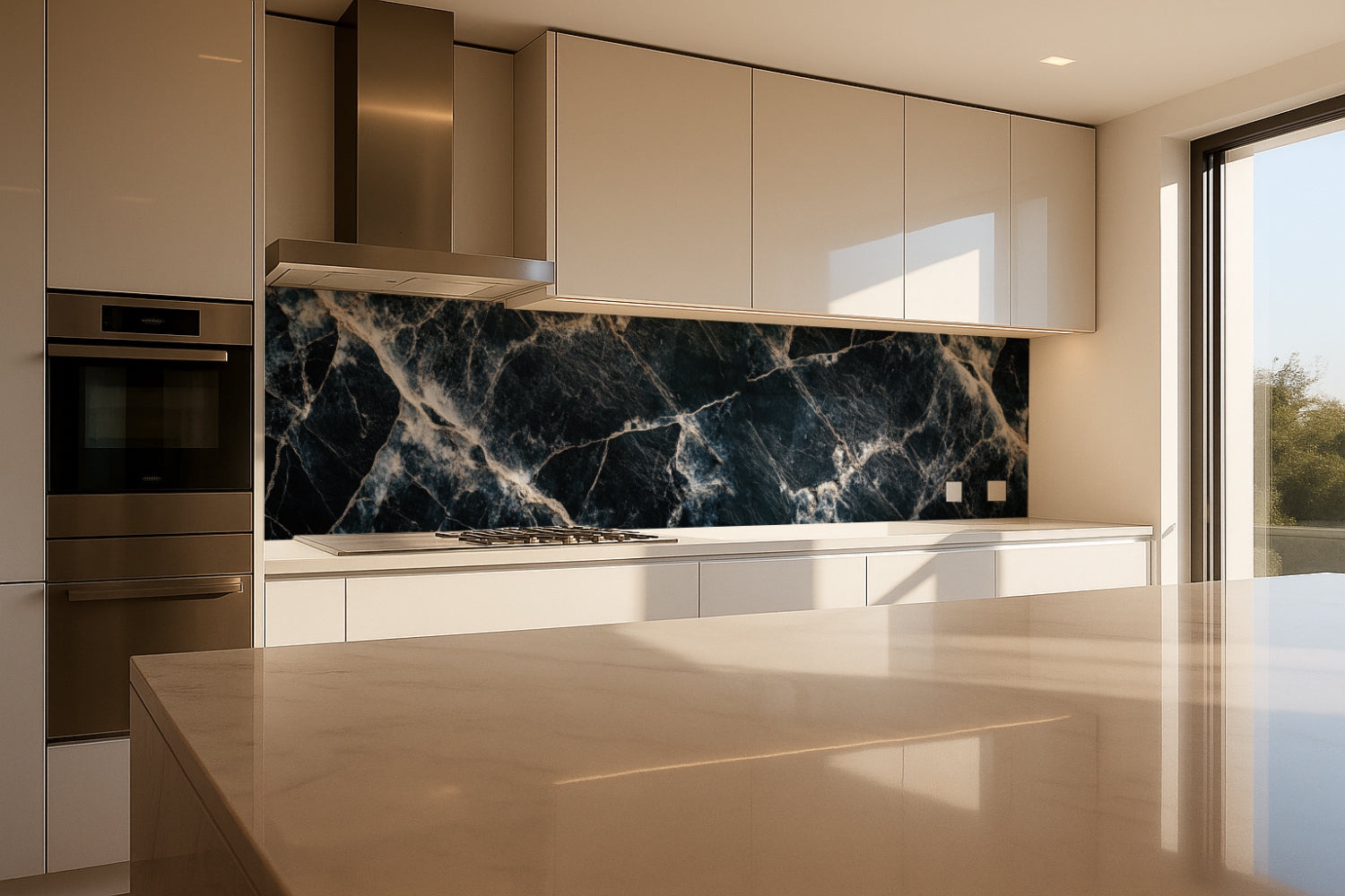 Küchenrückwand Marmoroptik