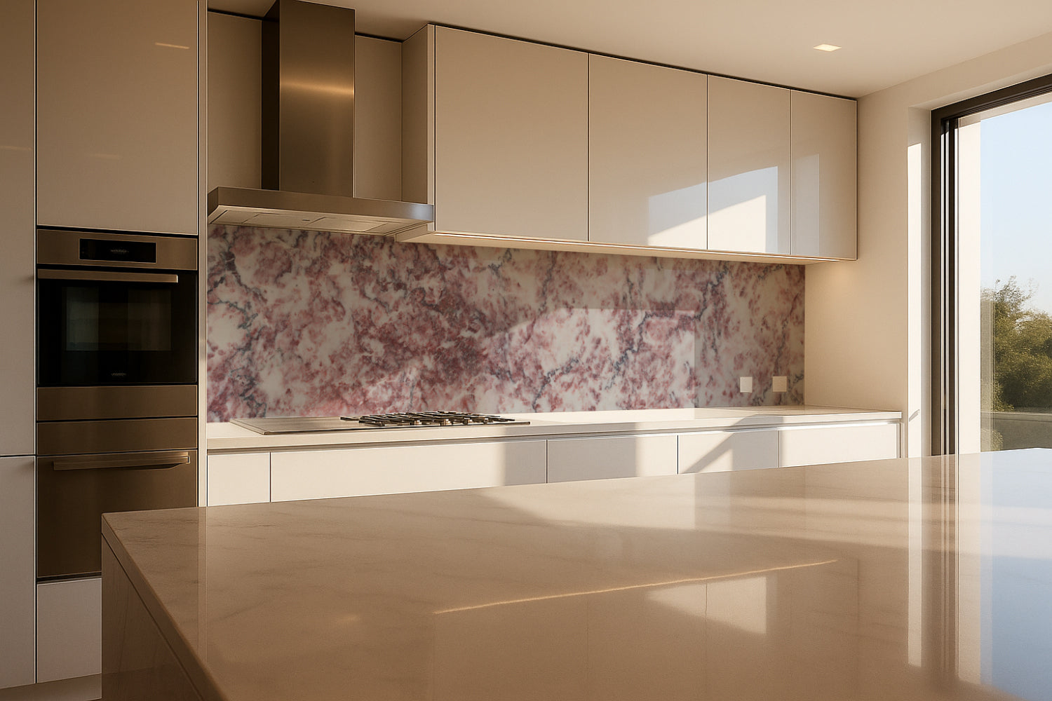 Küchenrückwand Marmoroptik