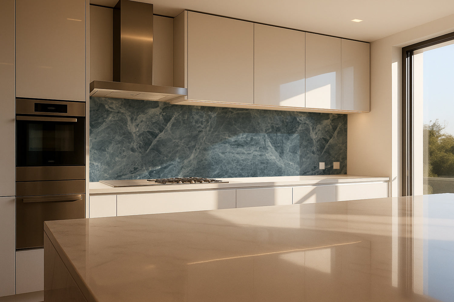 Küchenrückwand Marmoroptik