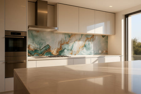 Küchenrückwand Marmoroptik