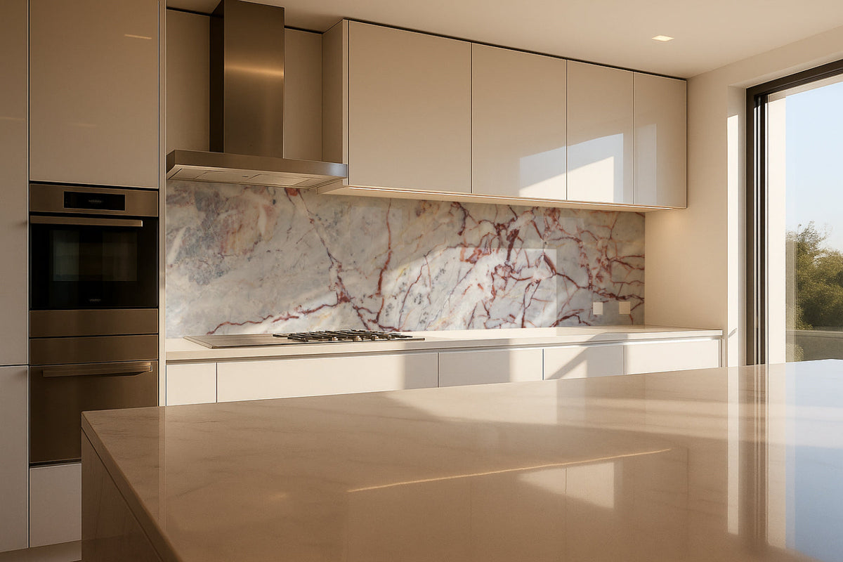 Küchenrückwand Marmoroptik