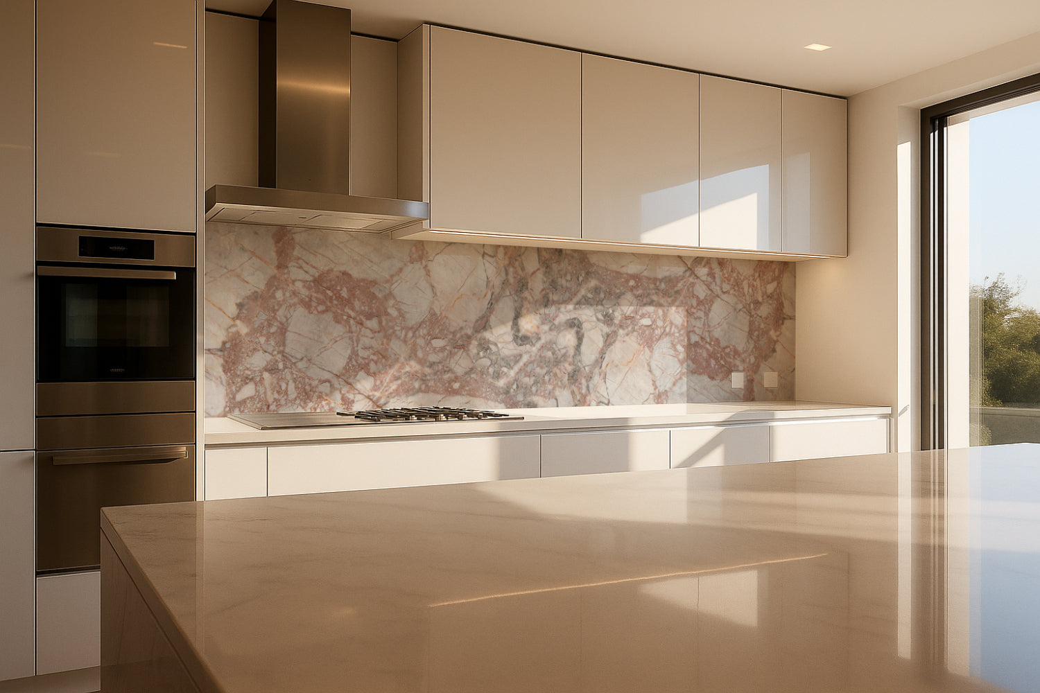 Küchenrückwand Marmoroptik