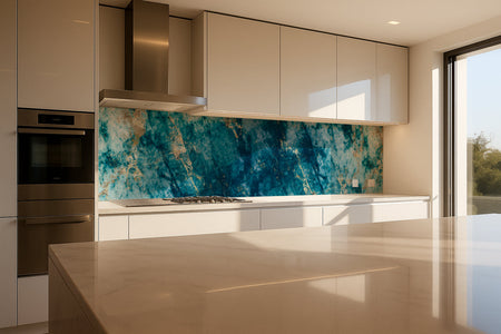 Küchenrückwand Marmoroptik