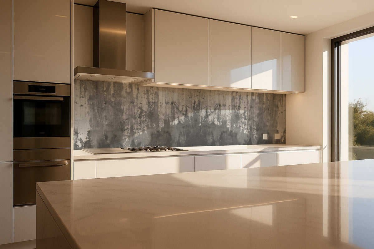 Küchenrückwand Betonoptik