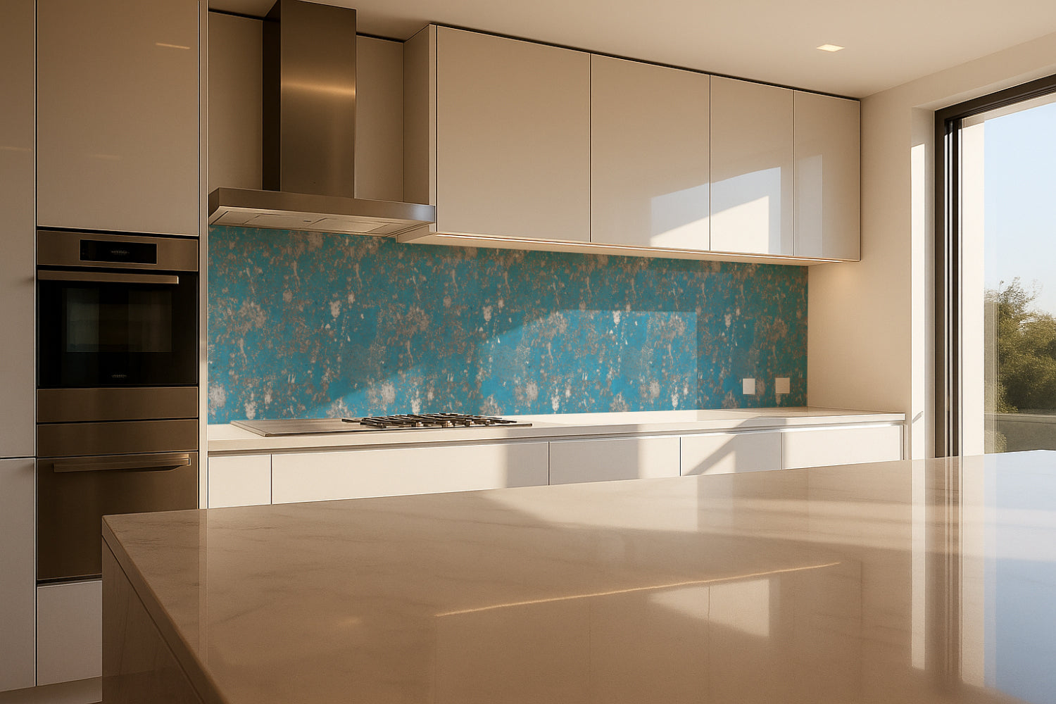 Küchenrückwand Betonoptik