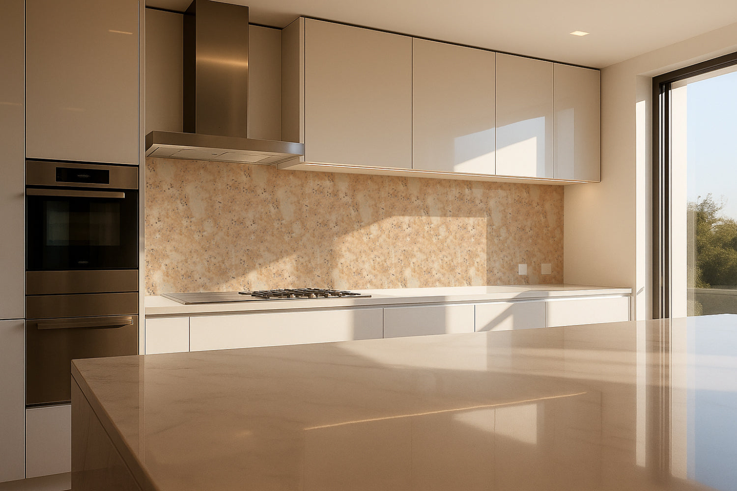 Küchenrückwand Betonoptik