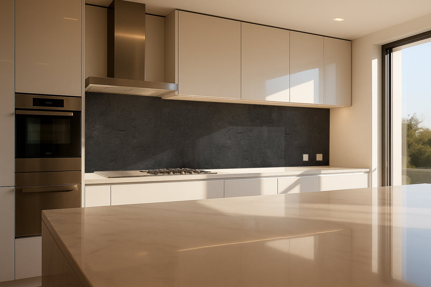 Küchenrückwand Betonoptik