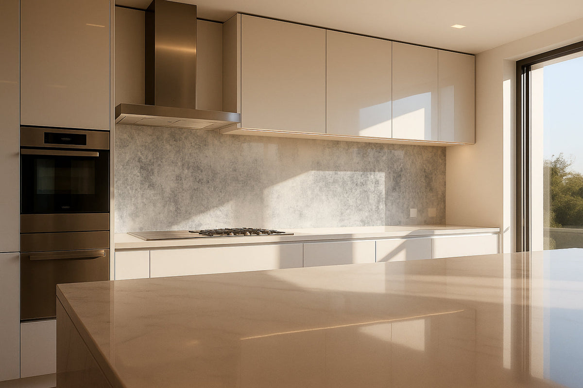 Küchenrückwand Betonoptik