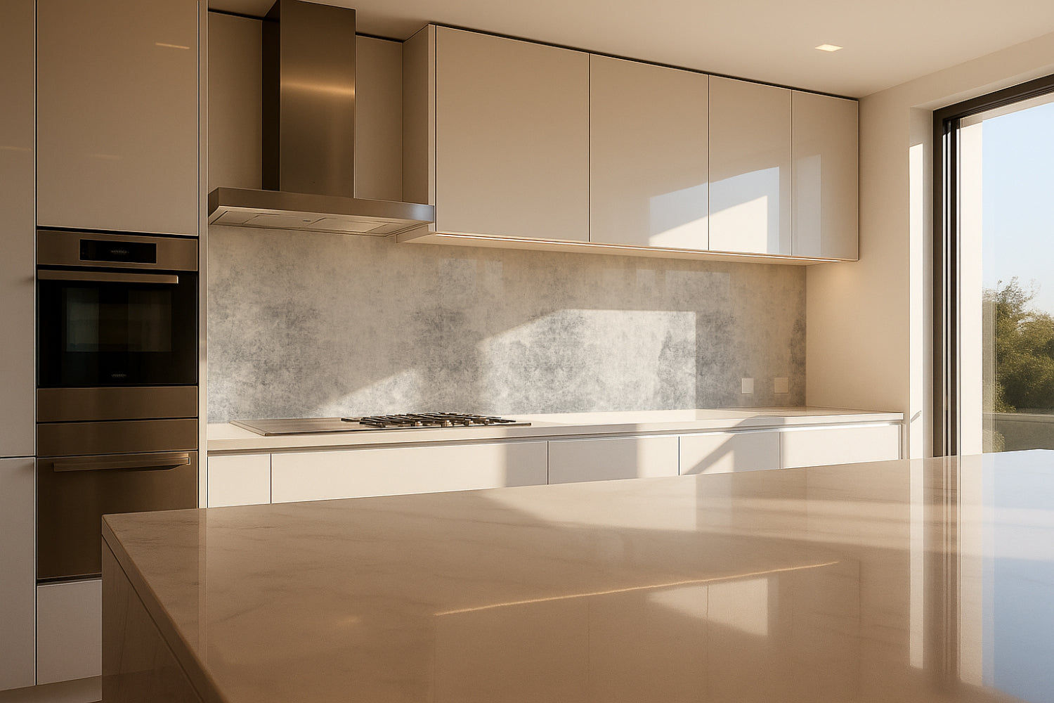 Küchenrückwand Betonoptik