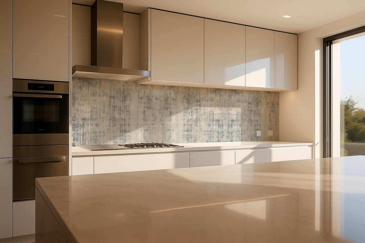 Küchenrückwand Betonoptik