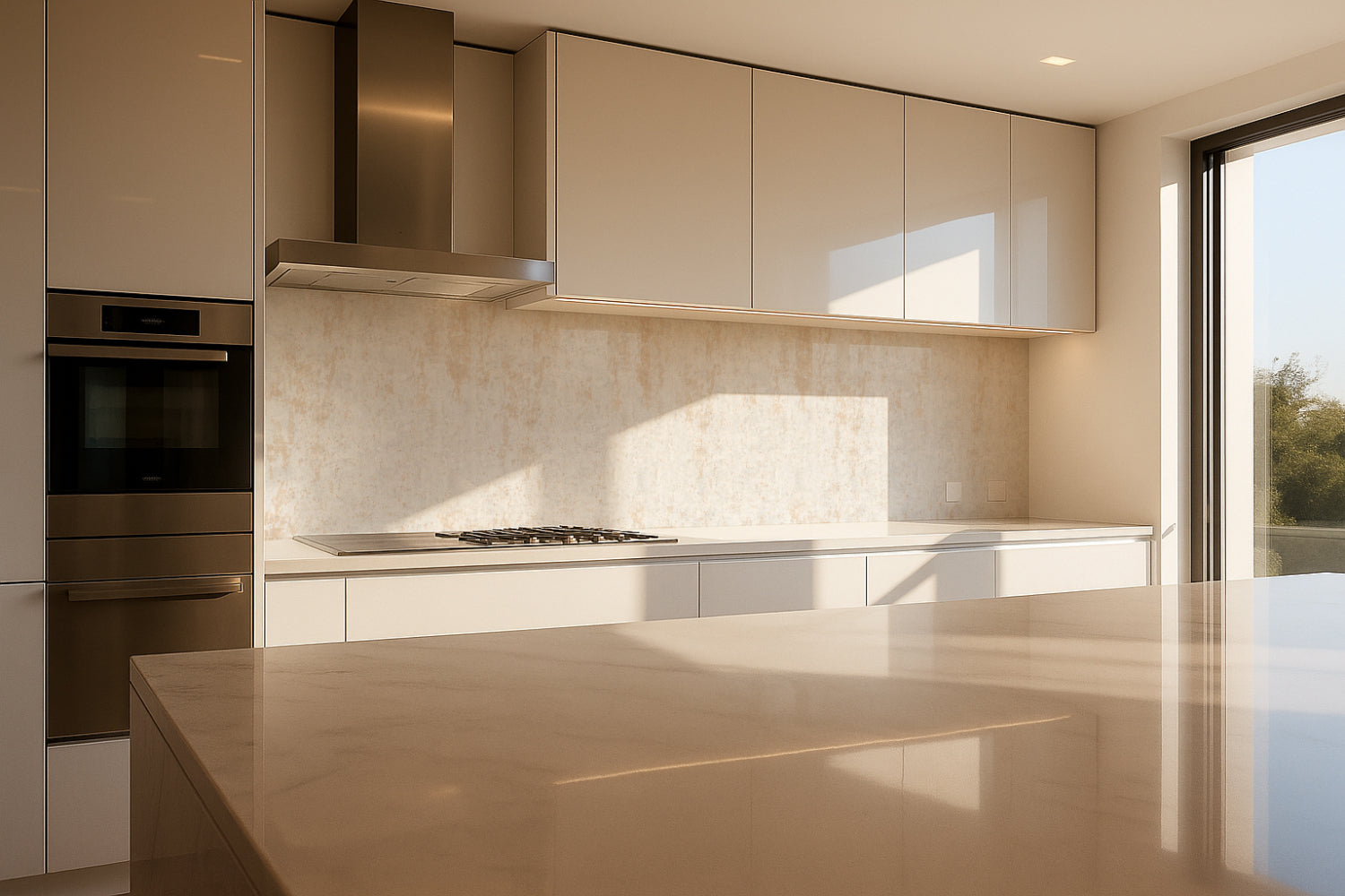 Küchenrückwand Betonoptik