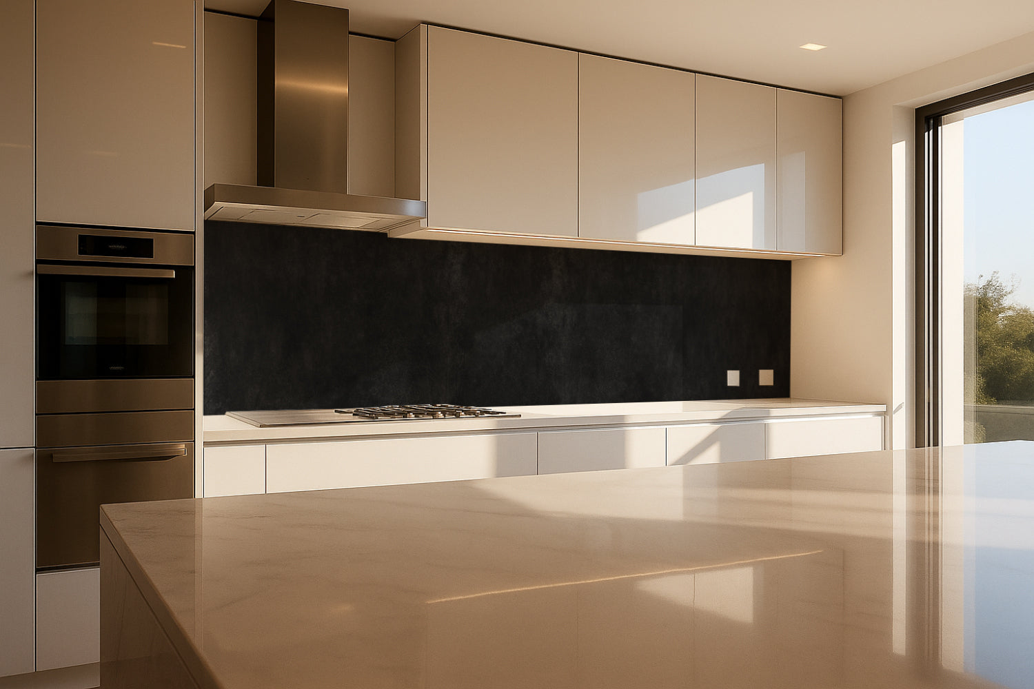 Küchenrückwand Betonoptik