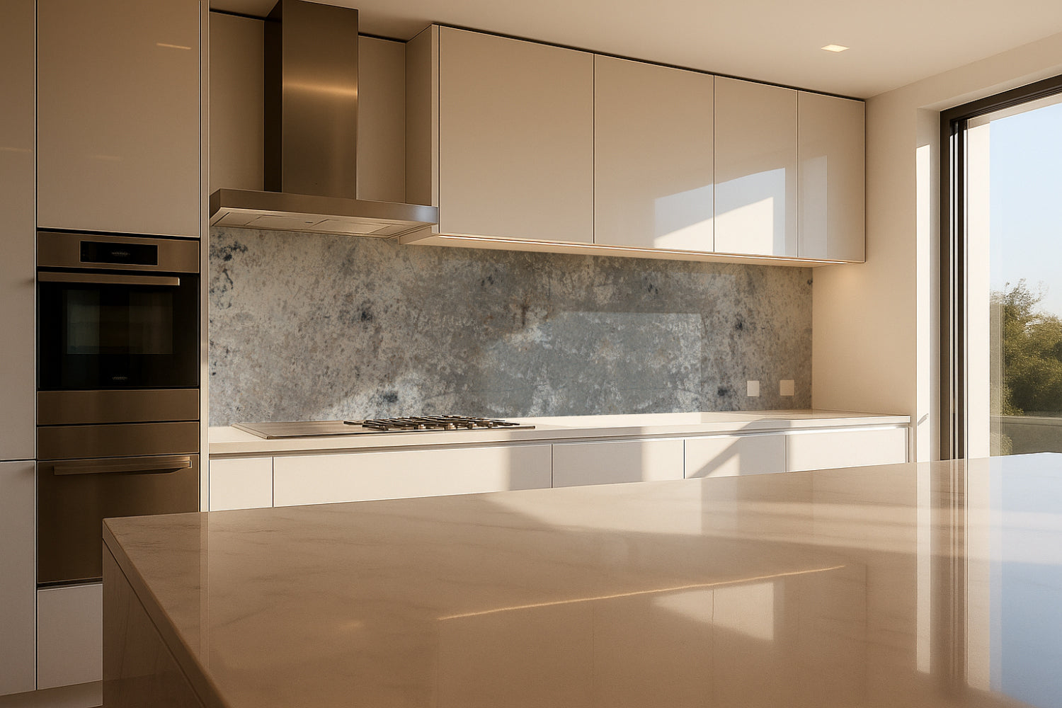 Küchenrückwand Betonoptik