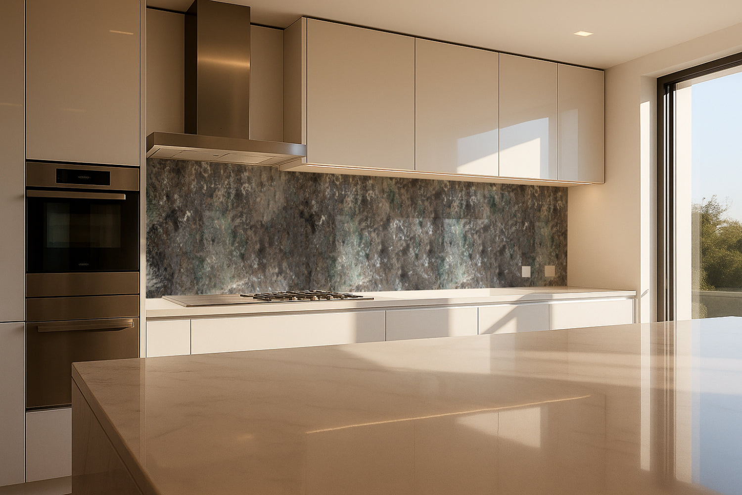 Küchenrückwand Betonoptik