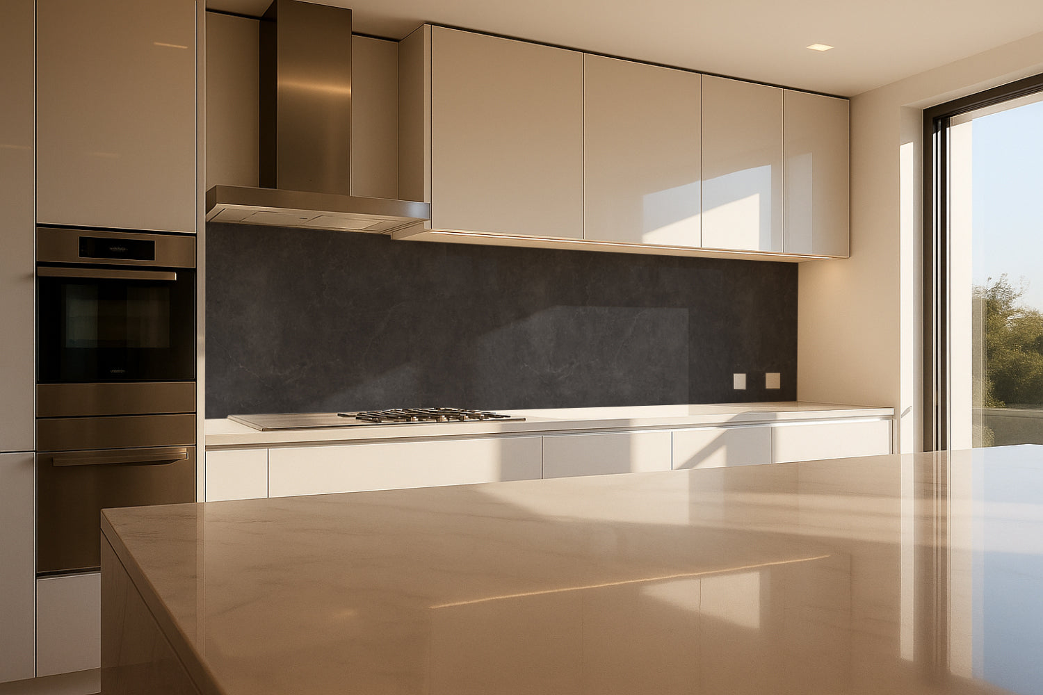 Küchenrückwand Betonoptik