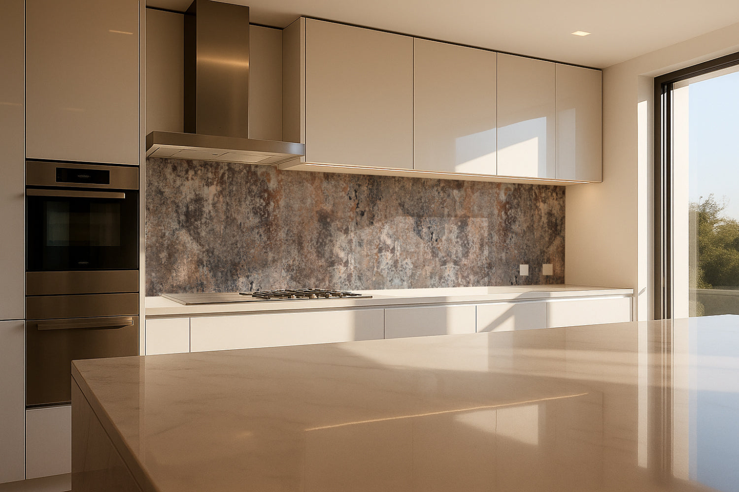 Küchenrückwand Betonoptik