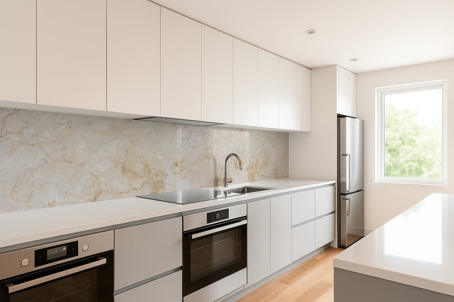 Küchenrückwand Marmoroptik