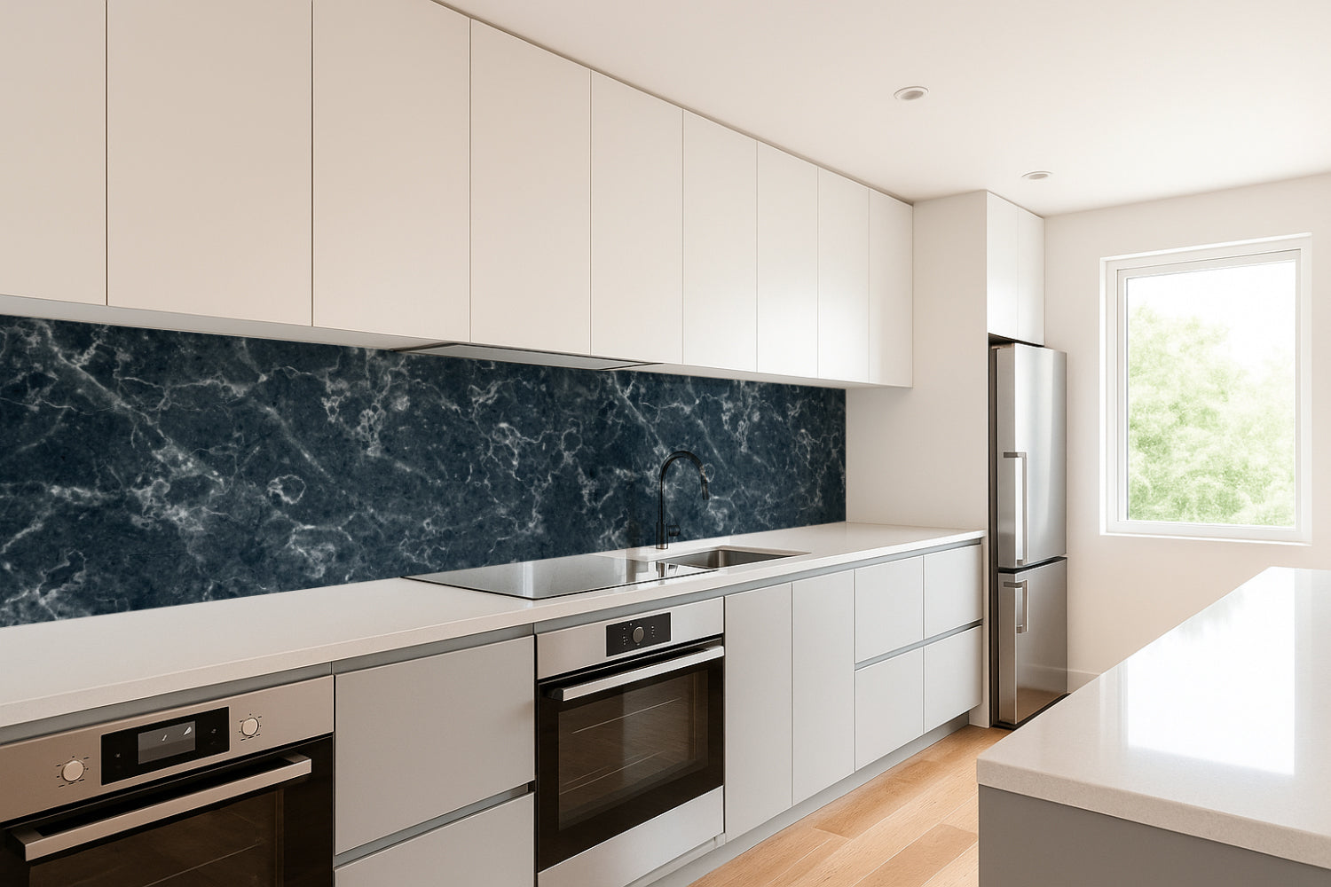 Küchenrückwand Marmoroptik