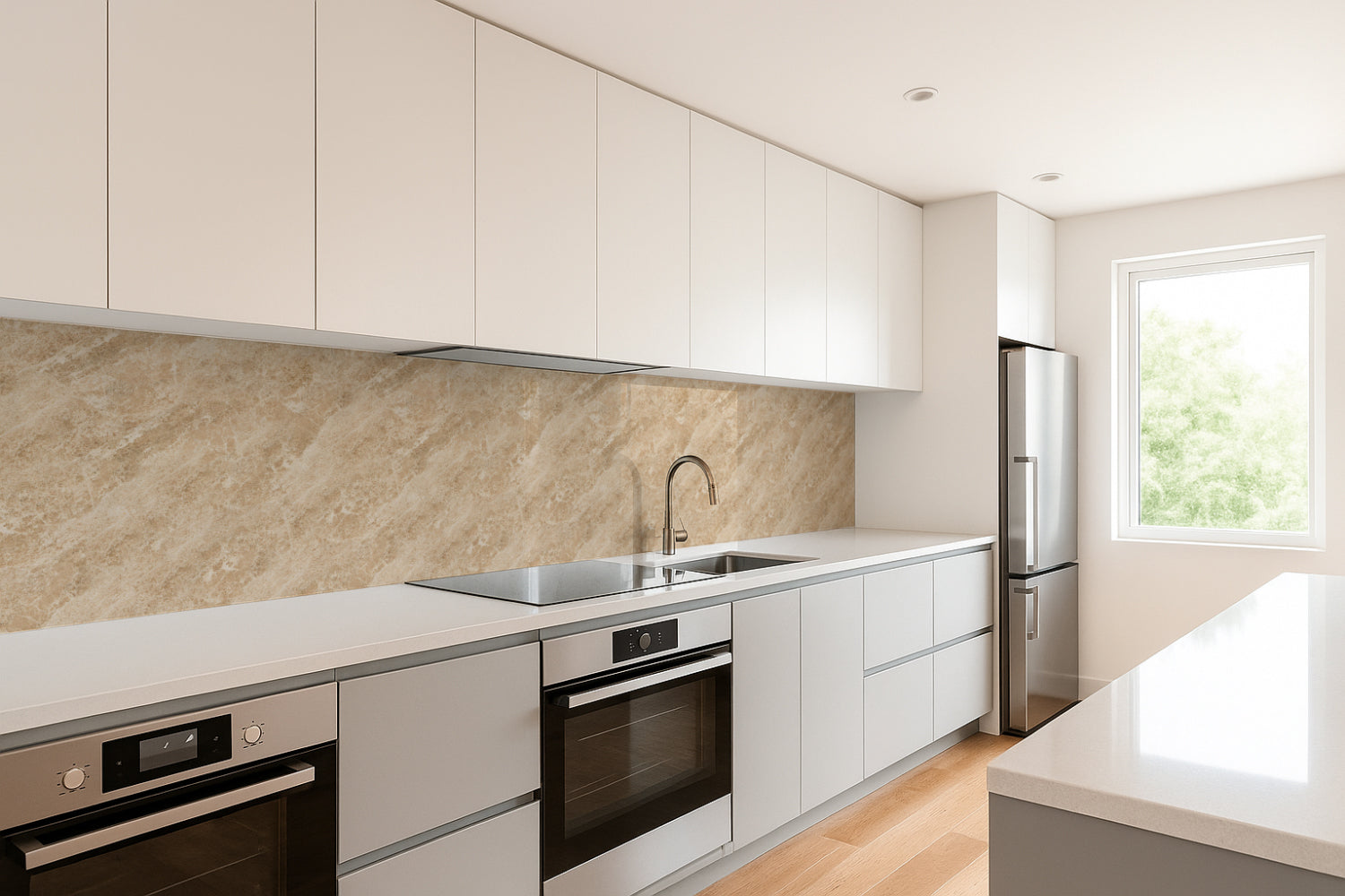 Küchenrückwand Marmoroptik