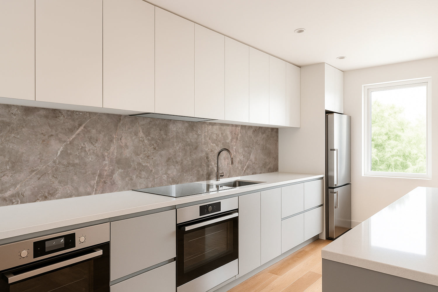 Küchenrückwand Marmoroptik