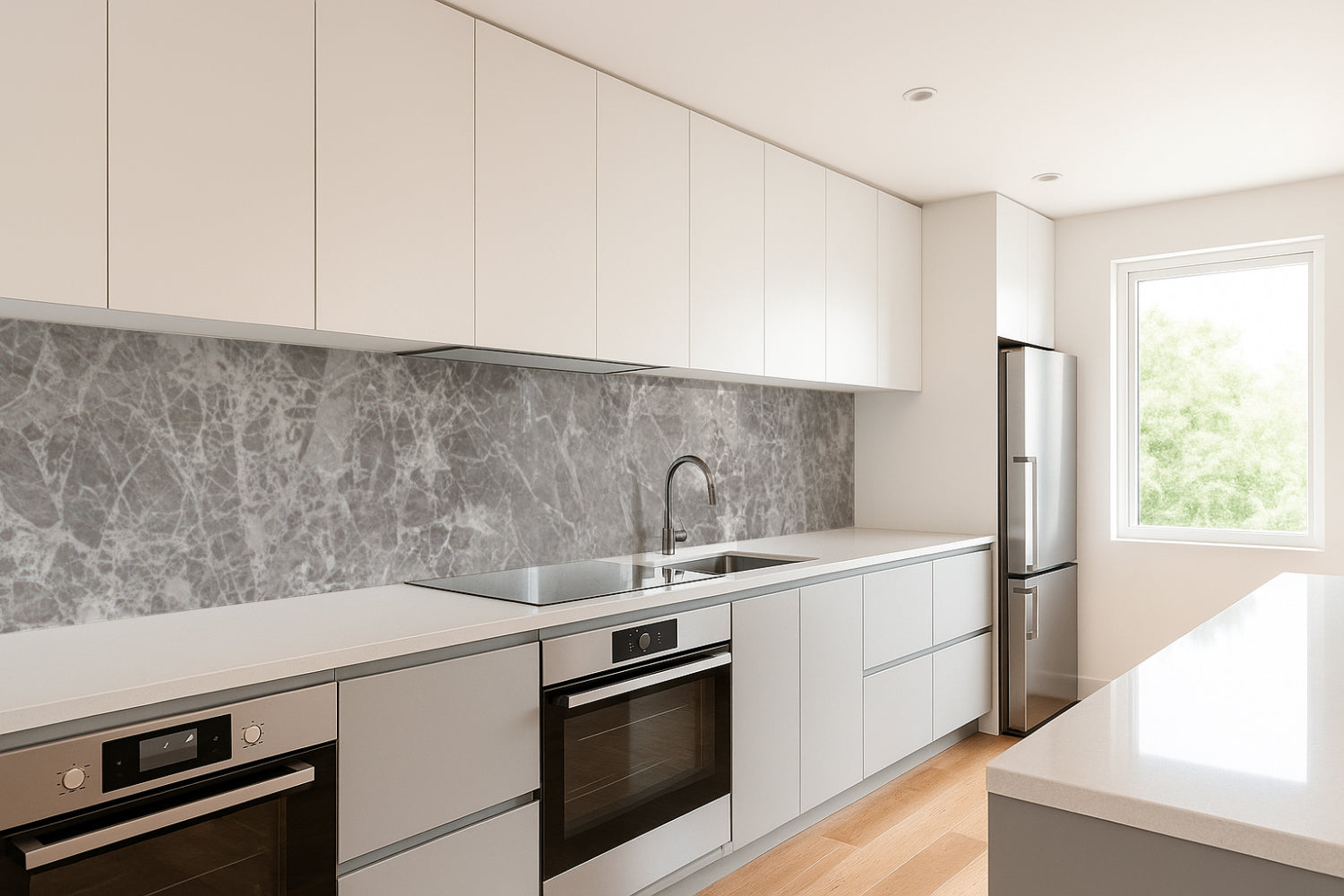 Küchenrückwand Marmoroptik