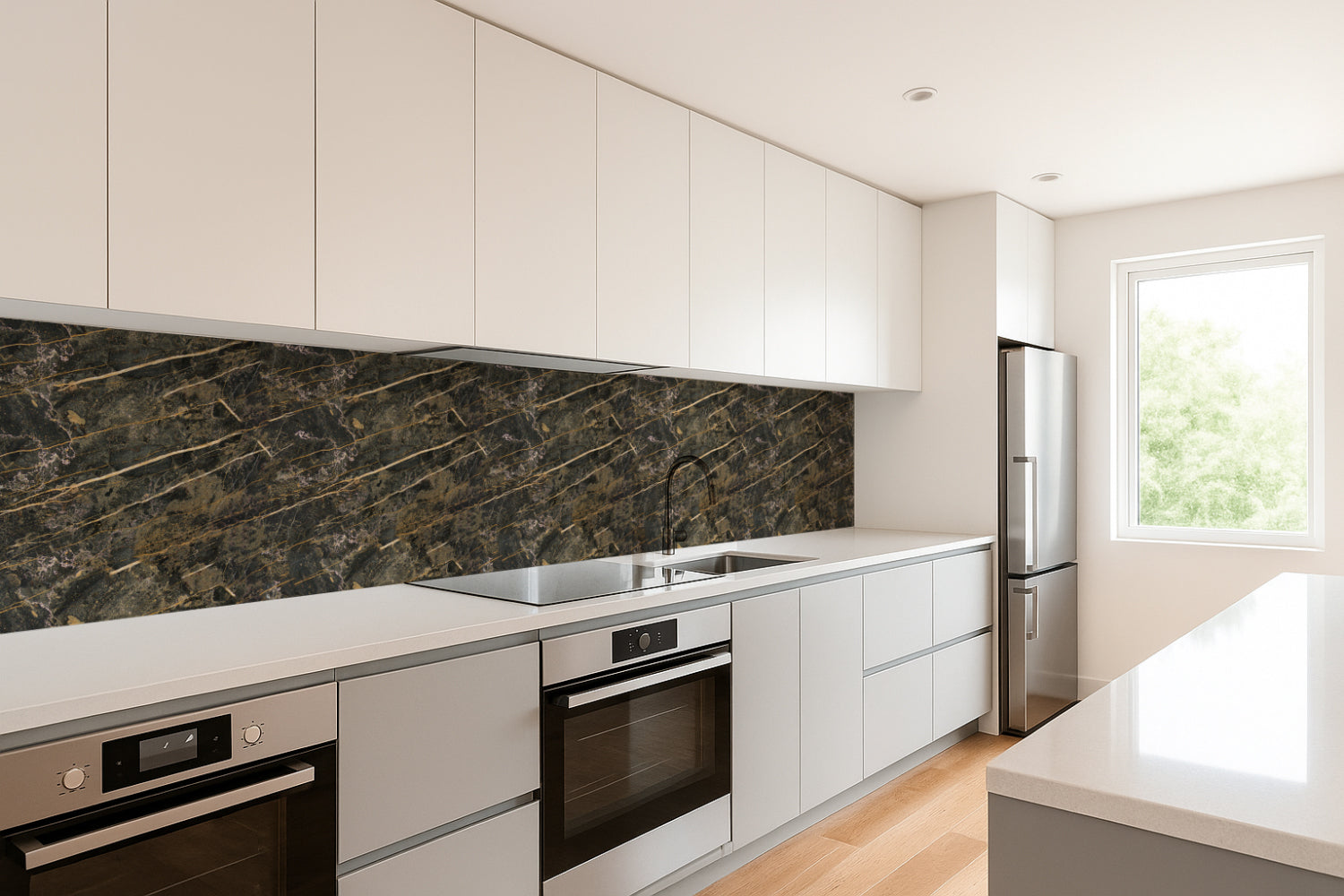 Küchenrückwand Marmoroptik