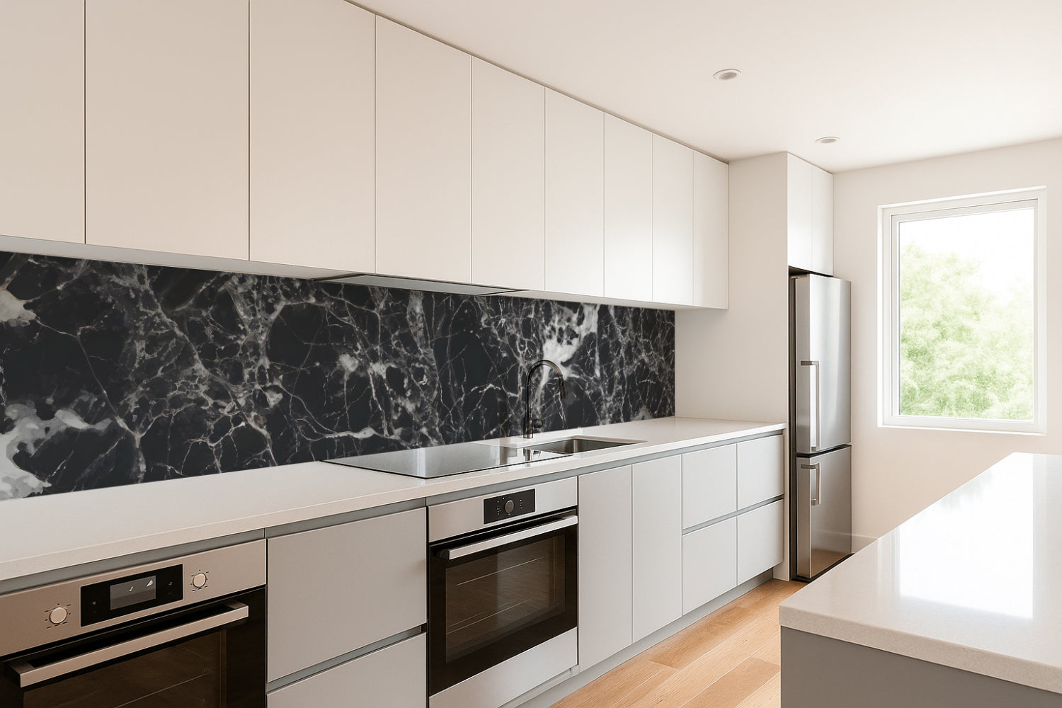 Küchenrückwand Marmoroptik