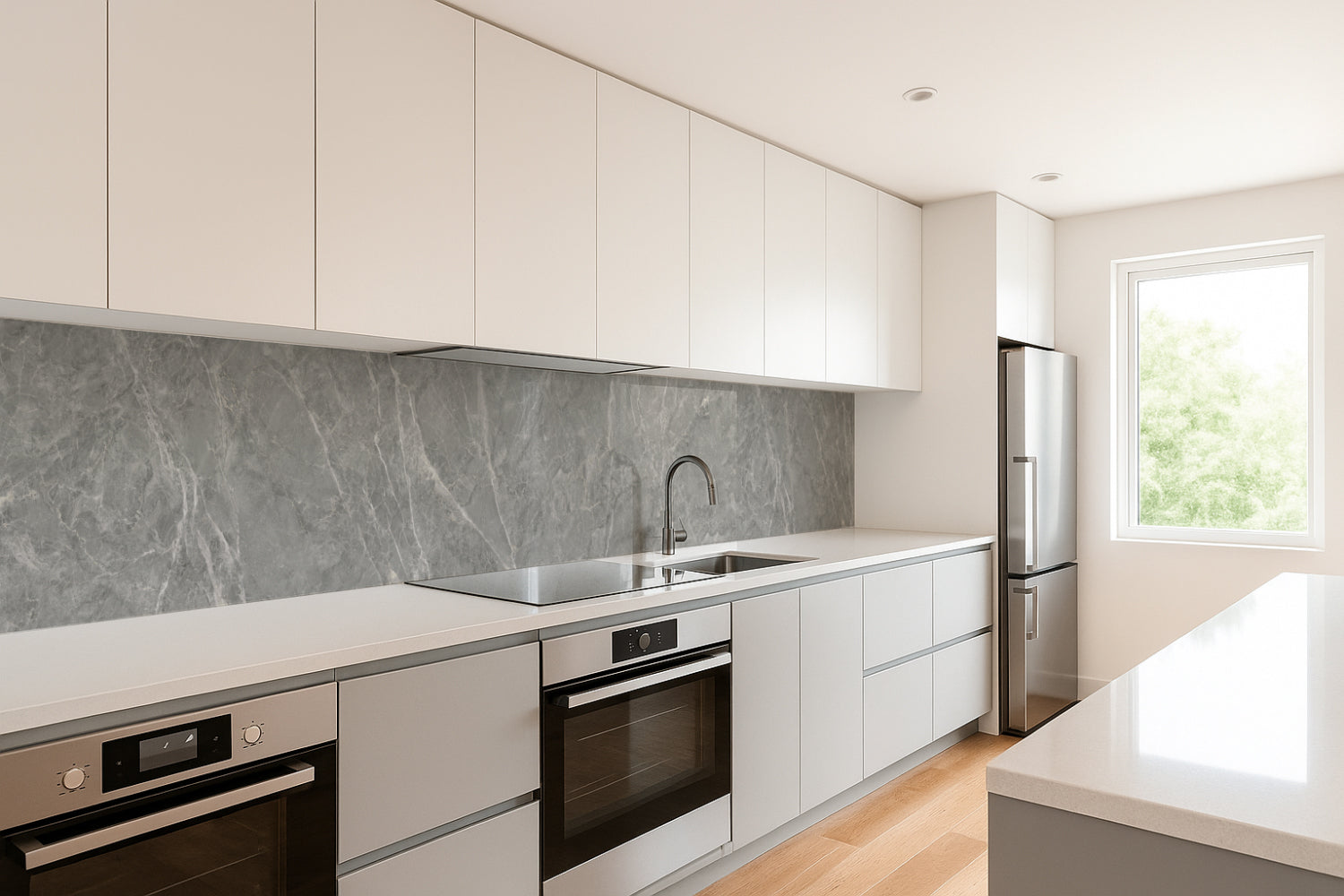 Küchenrückwand Marmoroptik