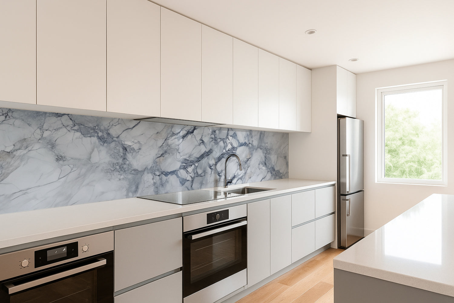 Küchenrückwand Marmoroptik