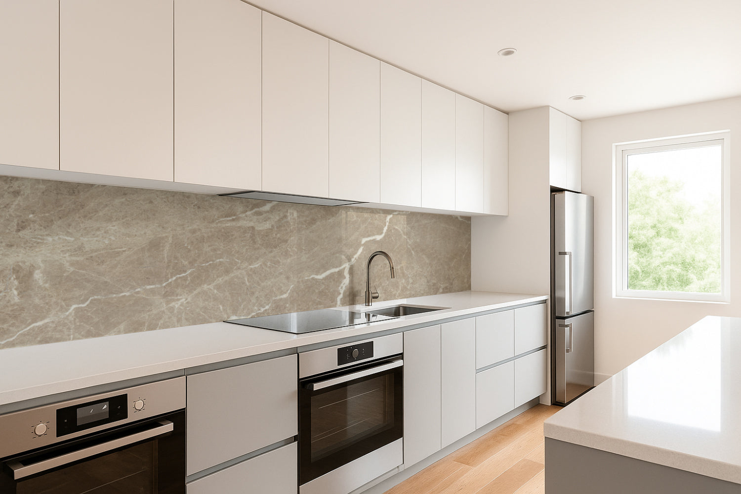 Küchenrückwand Marmoroptik