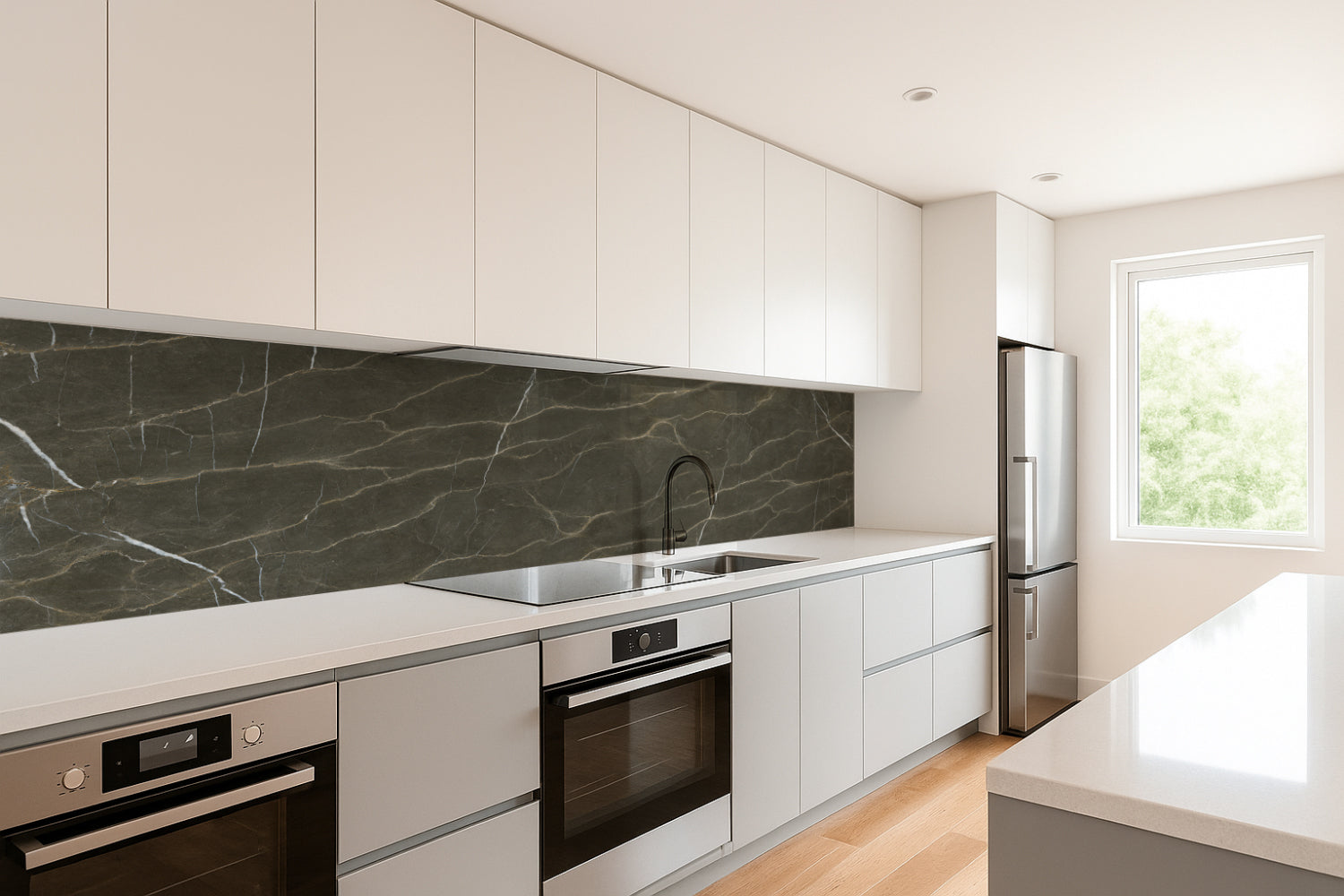 Küchenrückwand Marmoroptik