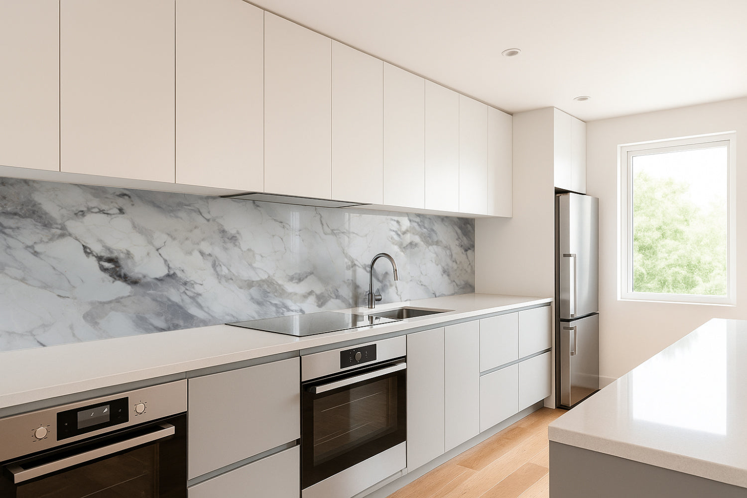 Küchenrückwand Marmoroptik