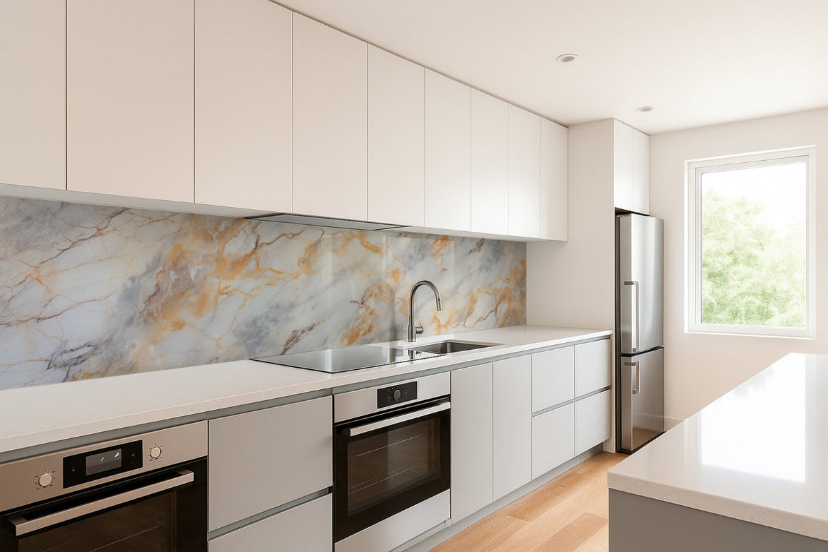 Küchenrückwand Marmoroptik