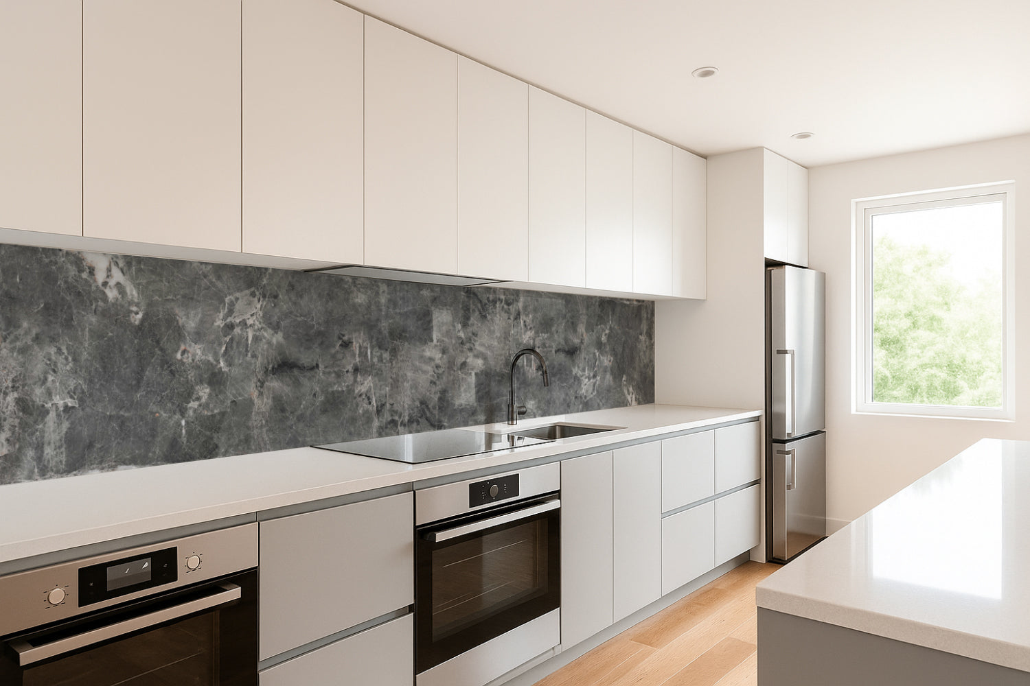 Küchenrückwand Marmoroptik