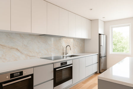 Küchenrückwand Marmoroptik